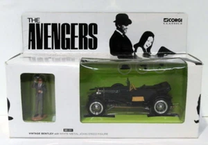 Corgi 1/43 Scale 00101 - Vintage Bentley With White Metal John Steed Figure - Picture 1 of 2