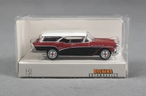 BREKINA 18178 H0,1:87 Buick Century Caballero, rot-met./schwarz 1957 NEU 2025! - Bild 1 von 5