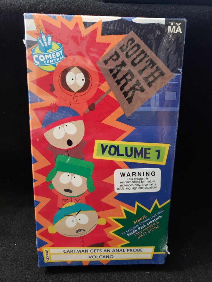 SOUTH PARK Volume 1 VHS video tape FACTORY SEALED  - Image 1 of 1