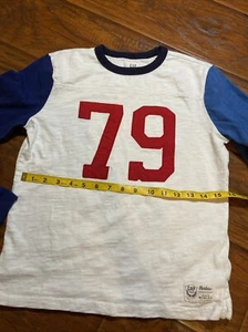 Boy’s Size 10 Gap Heavy Long Sleeve T Shirt Small Fade Spot Shown - Picture 1 of 7