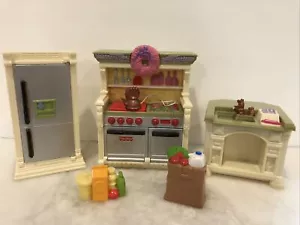 Estufa Fisher Price Mattel Loving Family 2008 cocina decoración premium con sonidos - Imagen 1 de 9