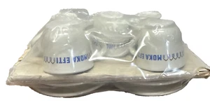 5 Vintage New in Package Moka Efti Espresso Cups Saucers ACF ITALY Demitasse - Picture 1 of 6