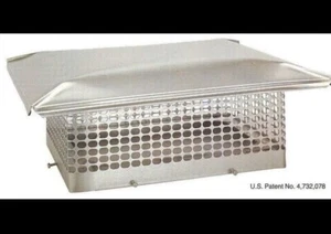 Edelstahl Schornsteinkappe 5/8 Masche 13,5” x 8,75” - Bild 1 von 5