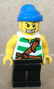 LEGO ® Minifigura Piratas Pirata Bandana Azul Ajedrez Juego 852751 - pi131 - Imagen 1 de 2