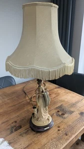 Rare Vintage Table Lamp Figurine Capodimonte Signed B Merli Please see photos - Picture 1 of 8