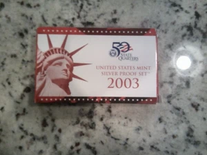2003 Silver Proof Set U.S. Mint Original Government Packaging OGP COA - Picture 1 of 2