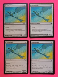 Magic the Gathering MTG Mirrodin ORNITHOPTER  X 4 LP/EX U 2003  NICE! - Picture 1 of 4
