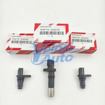 For Toyota HIGHLANDER/COROLLA 2009-2019 2 x Camshaft &Crankshaft Position Sensor Foto 1 de 4