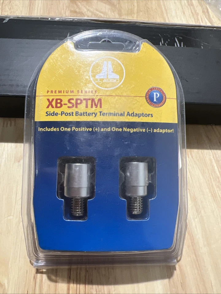 JL AUDIO XB-SPTM Side-Post Top Mount Battery Terminal Adapters (Pos & Neg) New - Image 1 of 4