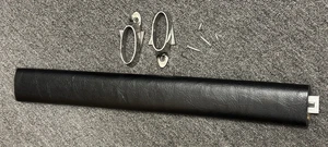 1959-62 CORVETTE RIGHT HAND DASH GRAB BAR KIT W/CHROME BEZELS , BLACK COVER & - Picture 1 of 2