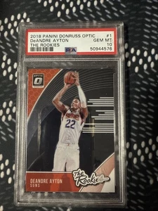 2018 Optic DEANDRE AYTON The Rookies Silver RC Rookie Card #102 PSA 10 LAKERS - Bild 1 von 2