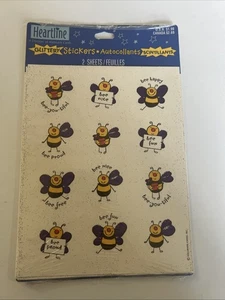 Heartline Punze Glitzer Aufkleber Bienen - Bild 1 von 2