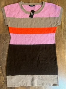 VERTIGO Acryl Nylon Wolle Pullover Kleid Tunika XL Neu mit Etikett - Bild 1 von 3