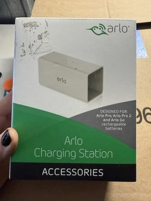 Arlo Pro Security Camera Charging Station White Arlo Certified Accessory - 8 ft - Image 1 of 4
