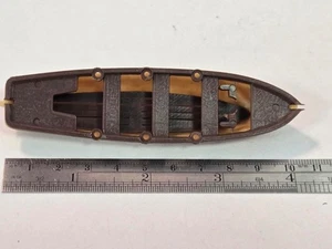 Piezas de accesorios de modelo de barco bote salvavidas de plástico bote largo 105 mm x 26 mm - Imagen 1 de 2