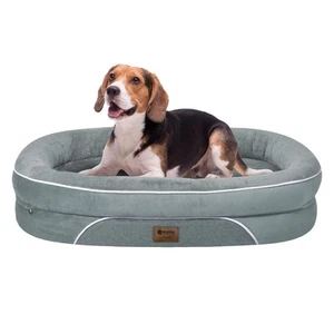Orthopedic Waterproof Large Dog Bed - Washable with Bolsters - Removable for ... - Picture 1 of 7