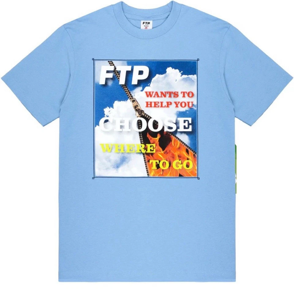 Camiseta FTP CHOICE (azul cielo) XL Foto 1 de 1