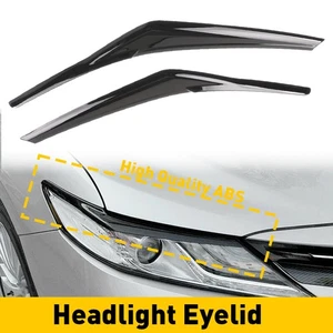 Cubierta de faro brillante Camry 2018-2022 párpado ceja párpado ceja párpado ceja - Imagen 1 de 15