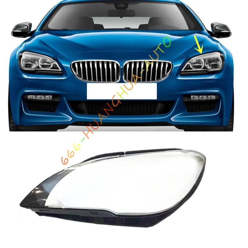 Left Side Headlight Clear Lens Cover + Sealant For BMW 6-Series M6 2016-2018 - Image 1 of 4