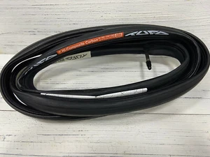 Cubierta tubular de carretera Tufo C Hi-Composite Carbon 28" 23 mm neumático individual (negro) - Imagen 1 de 6