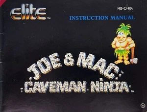Joe & Mac Caveman Ninja Nintendo NES - Instruction Manual - NES-CJ-FRA - Picture 1 of 5