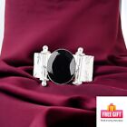 Genuine Black Onyx Gemstone 925 Stamp Silver Handcrafted Jewelry Ring Gift