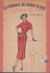 Unused Vintage FRENCH Sewing Pattern - Deux-Pieces - Taille 44 - Picture 1 of 2