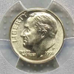 1996-D PCGS MS68 Roosevelt Dime New PCGS Label 3 - Picture 1 of 3