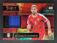 2022-23 Panini Select FIFA BRANISLAV IVANOVIC /25 Patch Tie-Dye Prizm Serbia