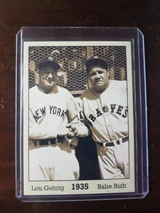 Lou Gehrig Babe Ruth 1935 Monarch Carona Limited Edtion 500 Printed #2 - Picture 1 of 2