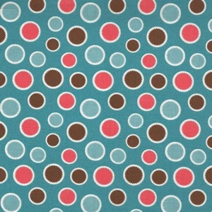 Mod Tod Blue Dot by Sherri Berry Designs for Riley Blake, 1/2 yard cotton fabric - Picture 1 of 2