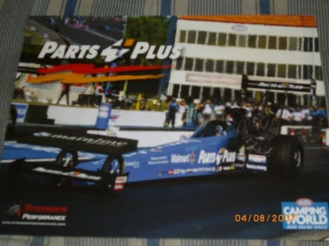 2022 CLAY MILLICAN PARTS PLUS TOP FUEL DRAGSTER NHRA POSTCARD Cover