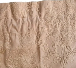 JC Penney Romantic Pink Floral Textured Valance 18.5” X 80” - Picture 1 of 3