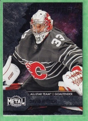2020-21 Skybox Metal Universe All-Stars #194 David Rittich Calgary Flames - Image 1 of 2