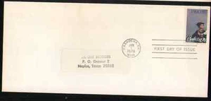 US. 1629. 13c. Drummer Boy. American 200th Anniv.. #9 Envelope FDC. 1976 -1 - Picture 1 of 2