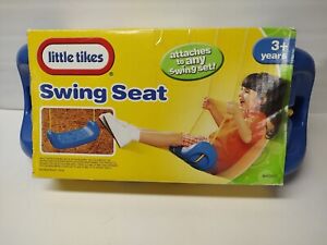 VTG New Little Tikes BLUE Swing Seat YELLOW ROPE HANDLES #4205 durable plastic