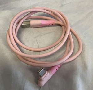 90 Degree Angle Type C USB-A Fast Charger Cable Quick Charging Cord 3 1/2 Feet - Picture 1 of 1