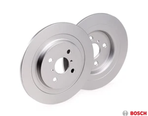 2x Bosch Brake Discs Set Rear Ø 9 27/32in for Mitsubishi COLT Smart Forfour - Picture 1 of 2