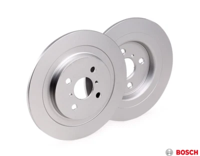 Juego de 2 discos de freno traseros BOSCH Ø 250 mm para MITSUBISHI Colt SMART Forfour Foto 1 de 2