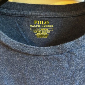 Polo Ralph Lauren -- Blue Faded Vintage T-Shirt Herren Large Custom Slim Fit - Bild 1 von 8