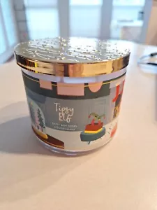 Bath & Body Works TIPSY ELF 3-Wick CANDLE 14.5 oz 2022 New! - Picture 1 of 5