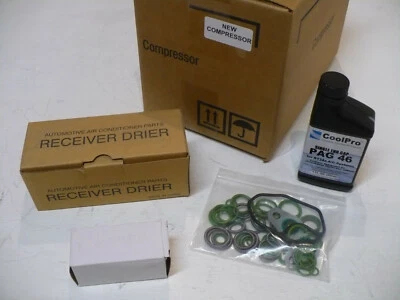 New 14-0024 A/C AC Compressor Kit Fits 2000-2005 Lincoln LS (3.0L only) Foto 1 de 4