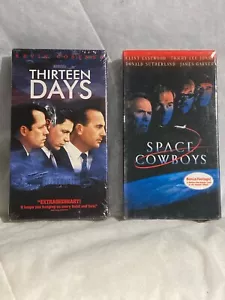 Sealed VHS movies Space Cowboys & Thirteen Days New! - Picture 1 of 8
