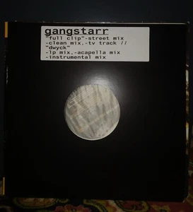 Gang Starr - Full Clip / DWYCK Original 1999 12" Instrumental+Acapella - Bild 1 von 1