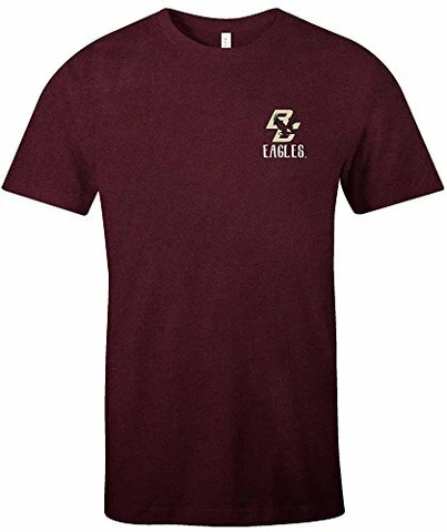 NCAA Boston College Eagles Women's Double Pattern Scroll Favorite Short sleev Cover