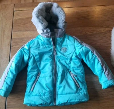 Chaqueta Extraíble Gerry Niñas Rosa y Gris Cálida 2 Piezas Talla 5 Botones en Uno Foto 1 de 4