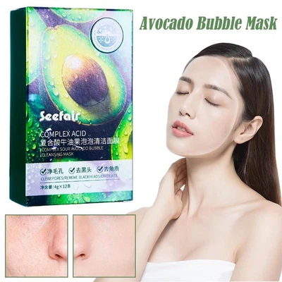 Compound Avocado Bubble Cleaning Facial Mask/ X2P6 - Image 1 of 4