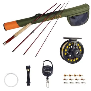 Whisperer Fly Fishing Rod and Reel Combo, Complete Fishing Starter Kit 7FT 3/... - Picture 1 of 5