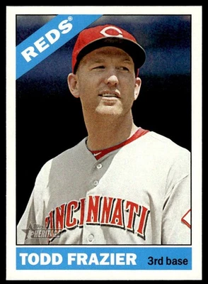 2015 Topps Heritage Todd Frazier #434 Short Print Cincinnati Reds SP - Image 1 of 2