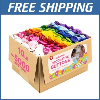 Mixed Colorful Buttons for Sewing & Embellishments - Image 1 of 4